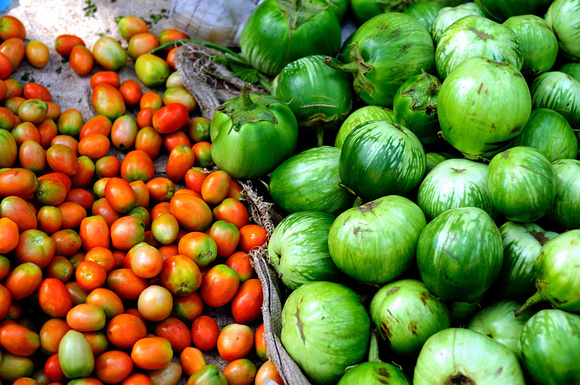 Locally produced vegetables