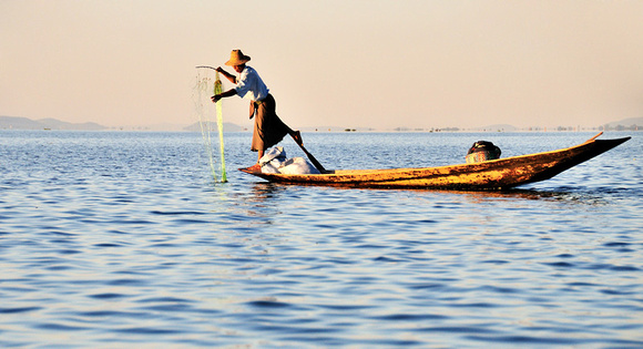 Fisherman at Inle Lake