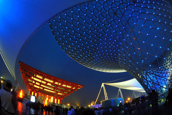 China Pavillion by night