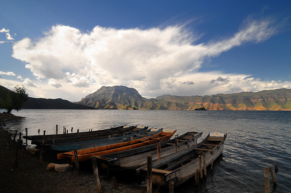 View from Luoshui 落水村景色