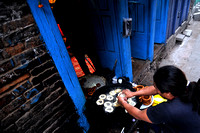 Cel-Roti (fried donut), popular snack for breakfast