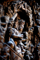 Intricate wood carvings in Kumari Bahal