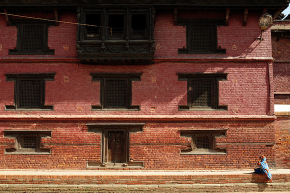 Outer facade of the Royal Palace of Patan