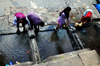 Place where residents sharing the water supplies