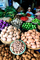 Fresh vegetables at Dalat market