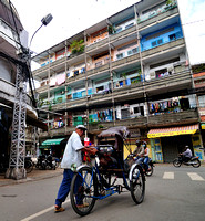 Cyclo - a type of cycle rickshaw commonly seen in Vietnam