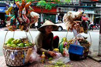 Street vendor at Pham Ngu Lao