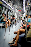 Interior of the new Circle Line Train