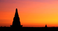 Breathtaking sunset hues of Bagan